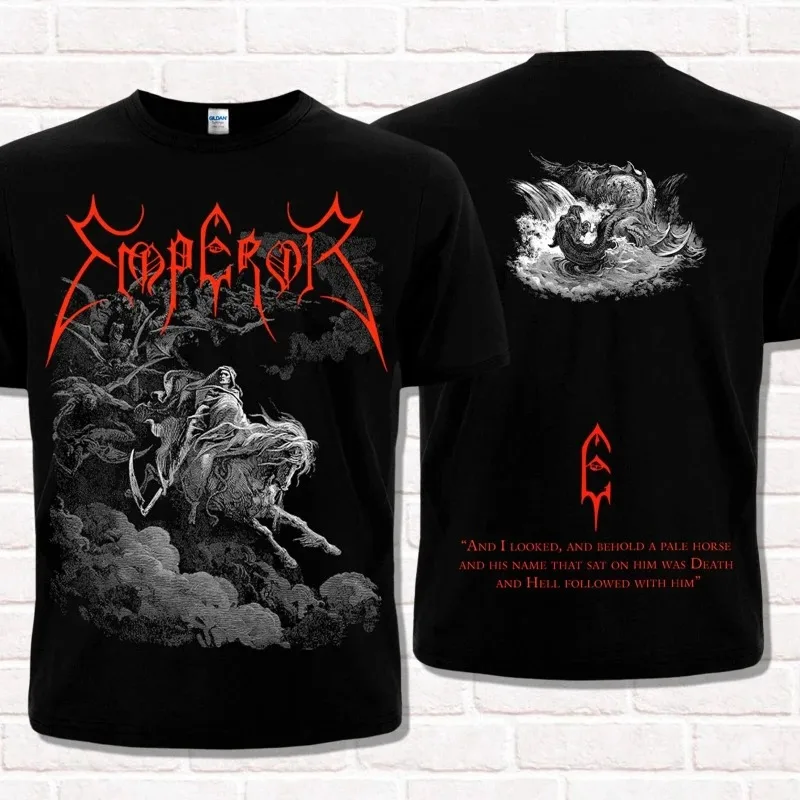2026 Heavy Metal Rock Band Printed Short-sleeved Retro Y2K T-shirt Casual Loose Streetwear Unisex Sporty Round-neck Top