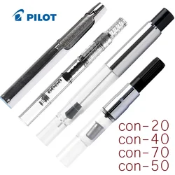 Original Pilot Fountain Pen CON-50/Con-20 Con 50 Con 20 40 70 Ink Converter Press Inking Device 50R 78G 88G Smile Pen Writing Ac