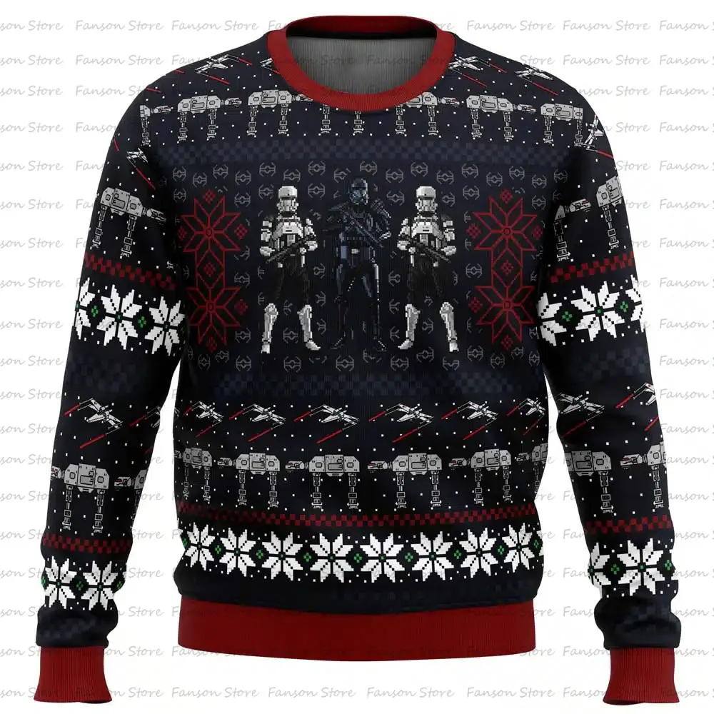 Buon Natale Film Brutto maglione di Natale Cartoon Anime Donna Uomo Pullover Top 2025 Nuova moda Coppia Felpa con cappuccio