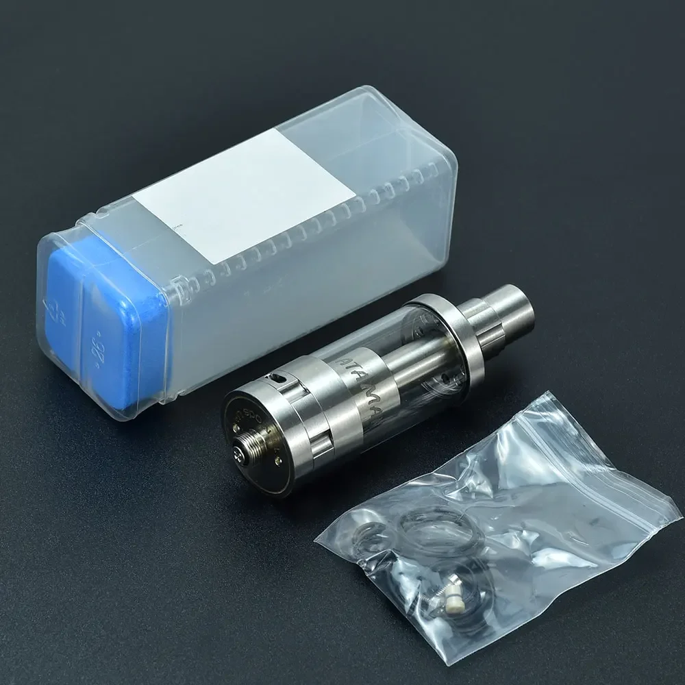 Wolfcoolvape Ataman V4 22mm RTA Atomizer 4ml Single Coil Rebuildable 316SS Tank for Vape with Leak-Free Top-Fill Airflow Control