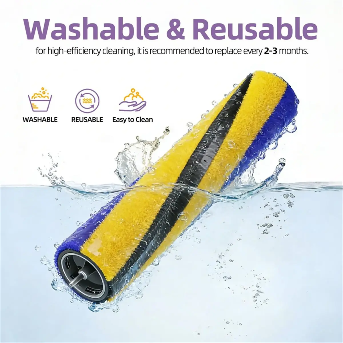 PHONE&GEAR Roller Brush Replacement for V12 V15 Detect Slim V10 Digital Slim Handheld Vacuum Cleaner, Part No.971634-01