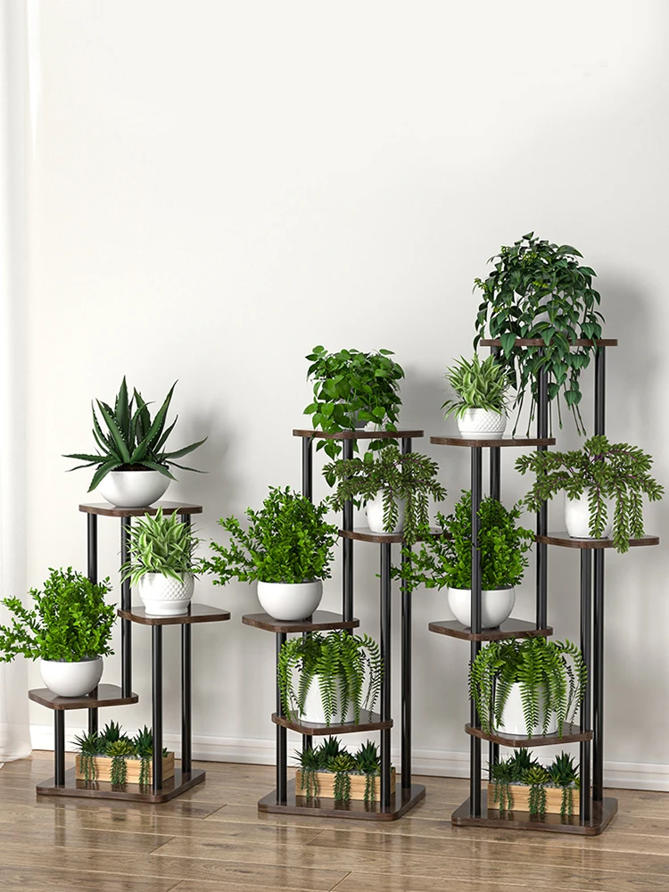 Pflanzenständer und Blumenständer, Aufbewahrungsregal, 4/5/6 Etagen, Blumenregal, Pflanzgefäßregal, Aufbewahrungsorganisator, Display für den Innenbereich, Garten, Balkon