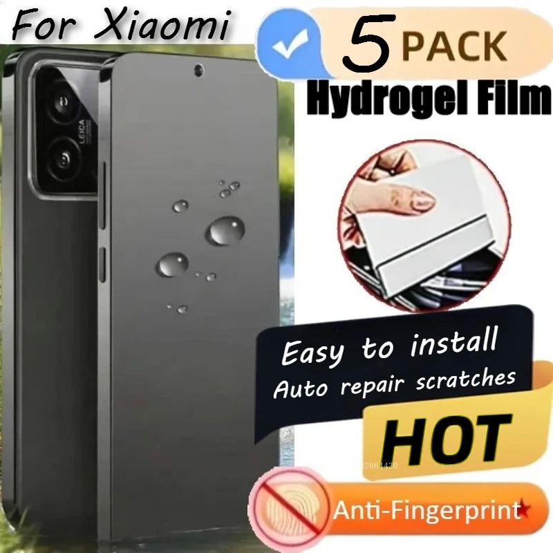5PCS Matte Hydrogel Film für Xiaomi 15 14 12 Pro Screen Protector für Xiaomi 14 15 13 Ultra Film für Xiaomi 14T 13T 12T Pro