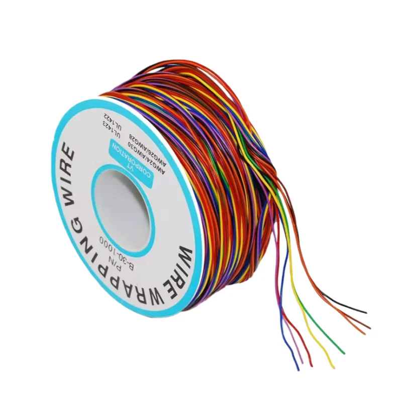 Single-core tinned copper wire,Circuit board flying lead,  OK wire, aviation wire, PCB test wire, 8-color mixed package