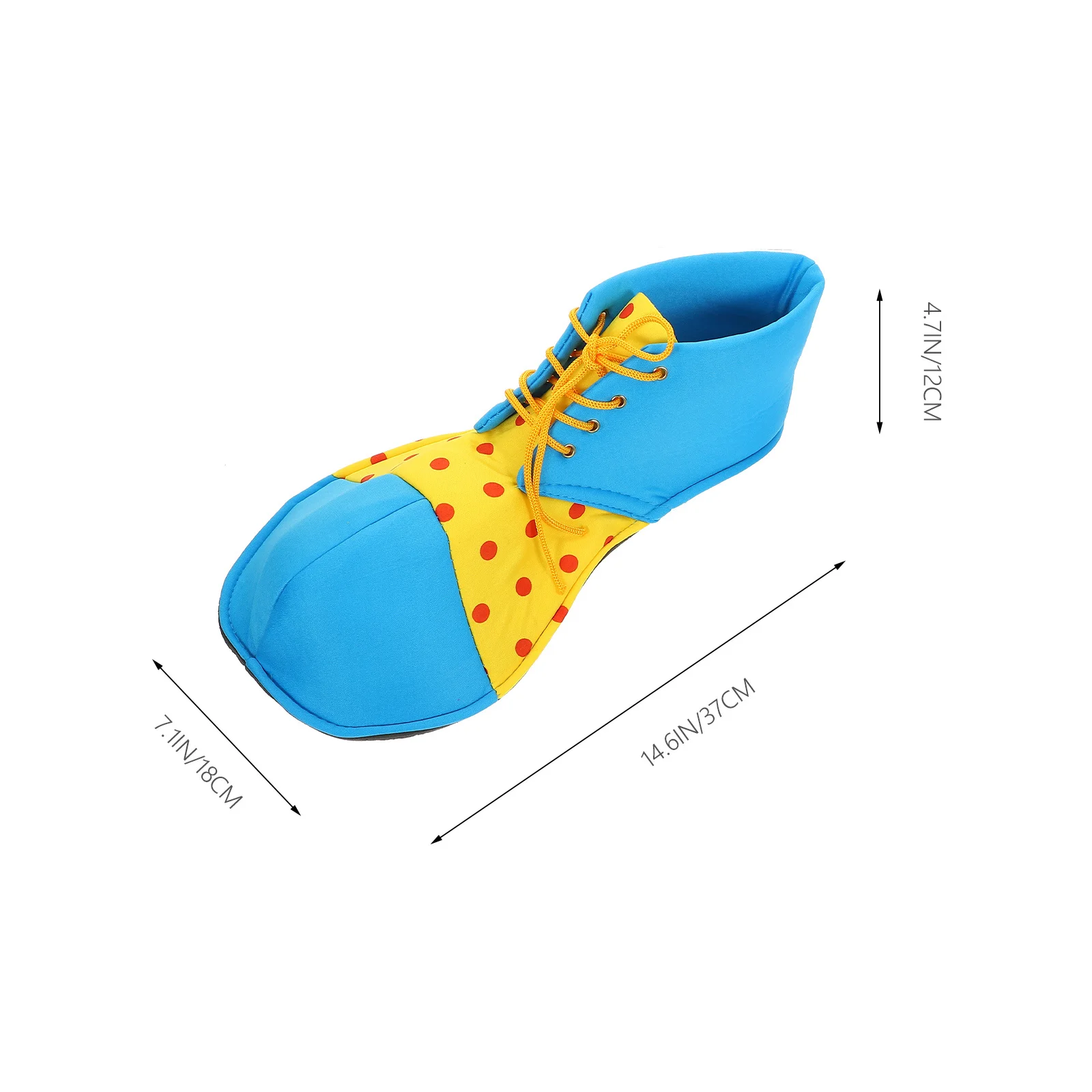

1Pair Clown Shoes Halloween Cosplay Costume Prop Big Clown Shoes Comfortable Safe Durable for Party Performance