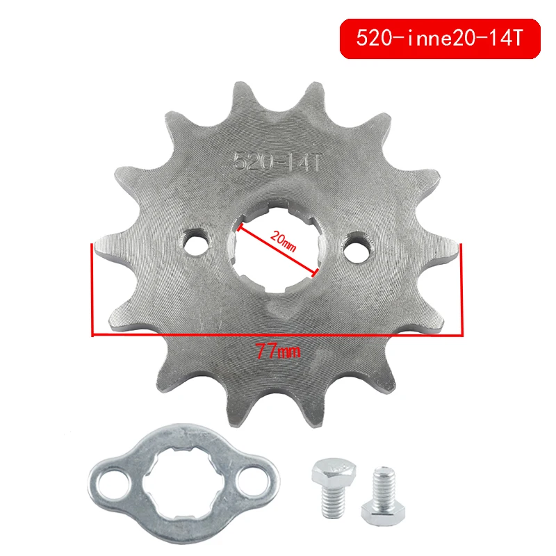 520#Chain Gear 12T 13T 14T Front Sprocket Pinion Motorcycle Accessories For KTM SX SXF XC XCF For Honda CRF150 CRF230 F 03-19