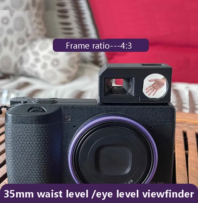 35 مللي متر مستوى الخصر الصغير مستوى العين الكل في الأناف إطار كاميرا 4:3 كاميرا بدون مرآة القياسية hotshoe coldshoe محدد الرؤية البصرية #2