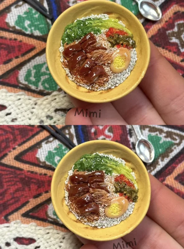 Handmade Miniature Clay Food Japanese Sashimi Cutting Board Chinese Chili Dip Tiny Bento Box Stone Pot Rice Realistic Mini Dish - Image 6