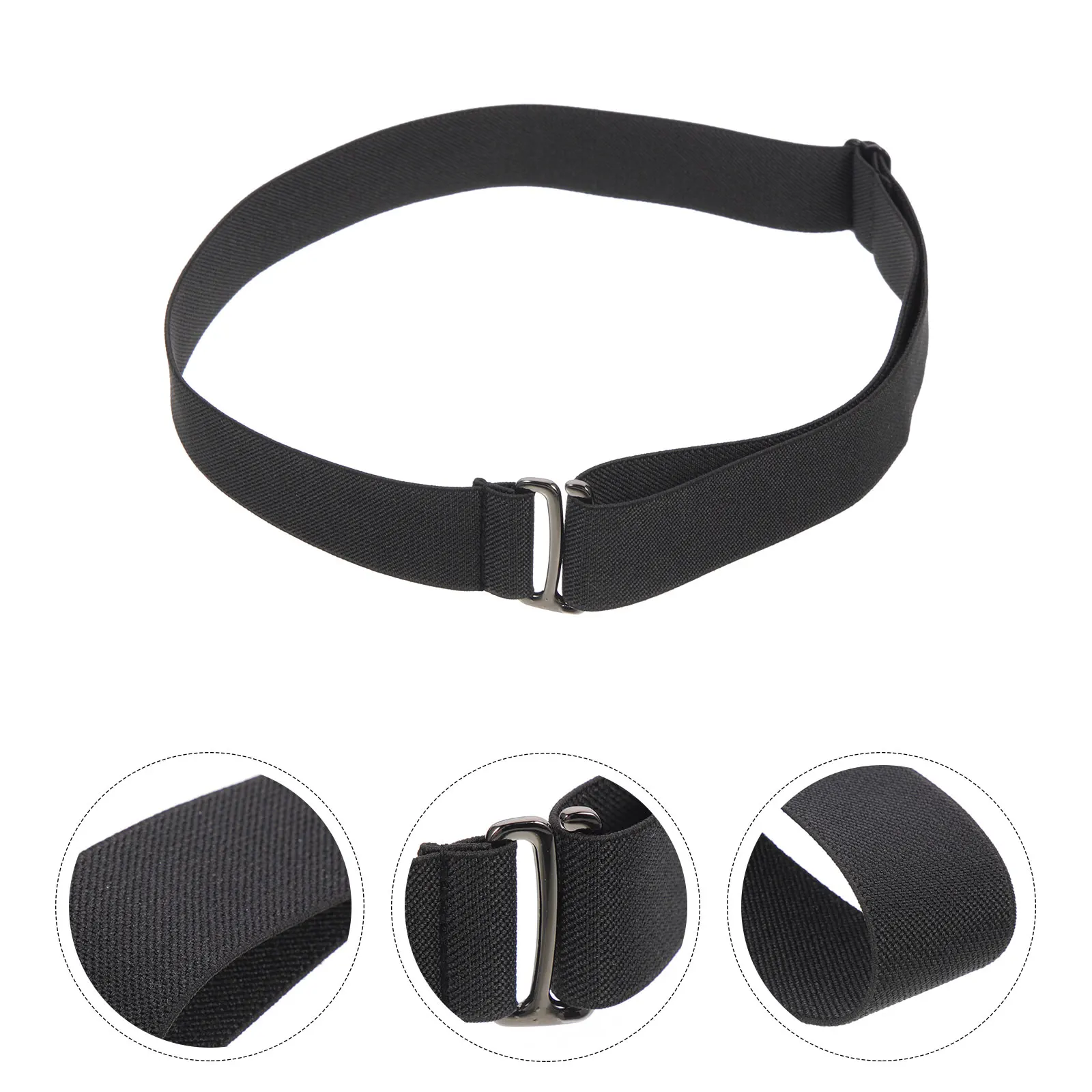 

Elastic Waist Belt for Women Men Black Stretch Invisible Buckle Adjustable Unisex Elastic Belt Jeans Thin Charm Fashion Item