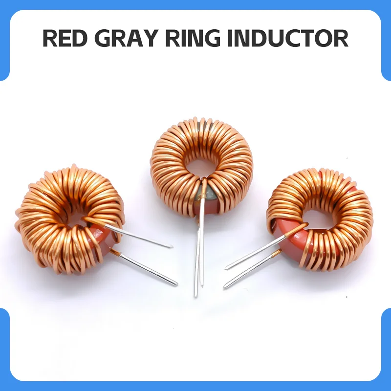 T50-2 68-2 10uH 15uH 22uH 0.6mm Red-grey Toroidal Inductor Digital Power Amplifier Inductor