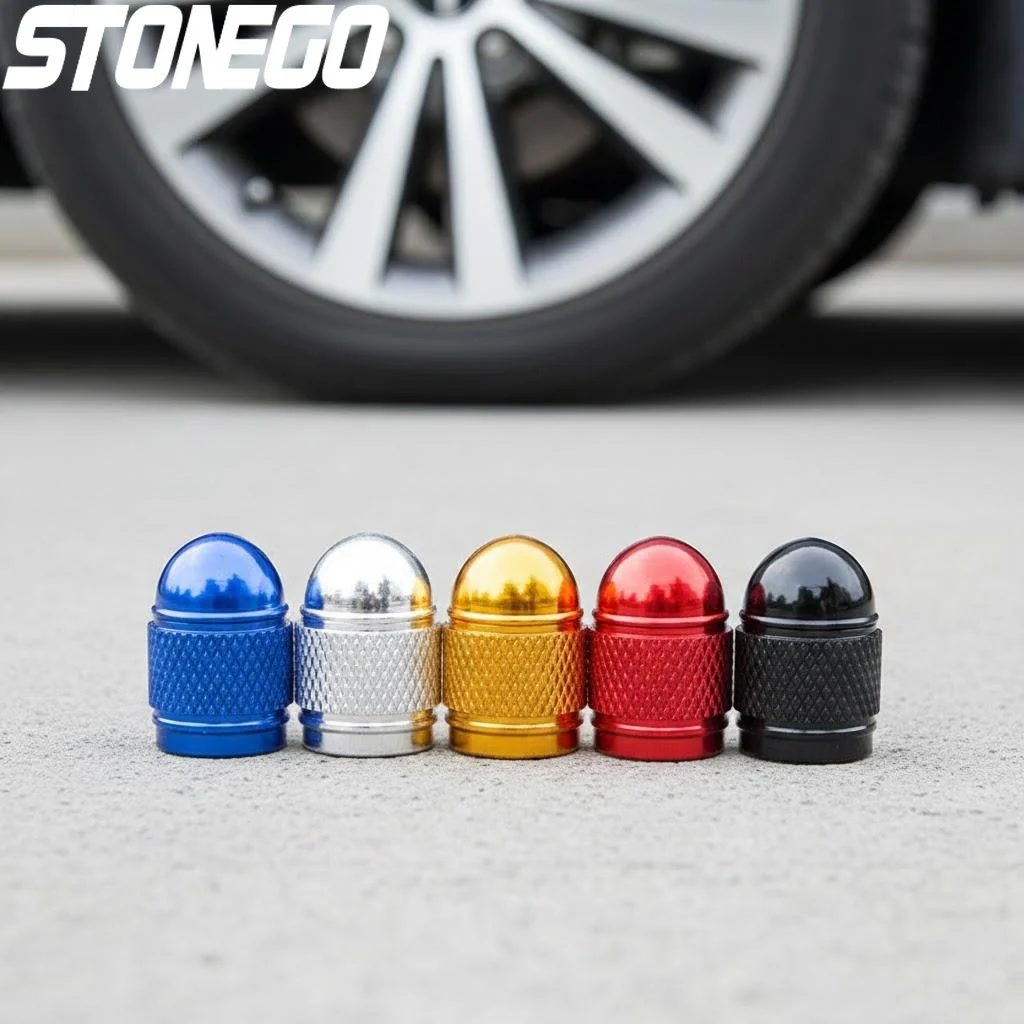 

4Pcs Aluminum Bullet Valve Stem Caps Car Truck Auto Wheel Rim Accessories High Quality Durable Tire Protection