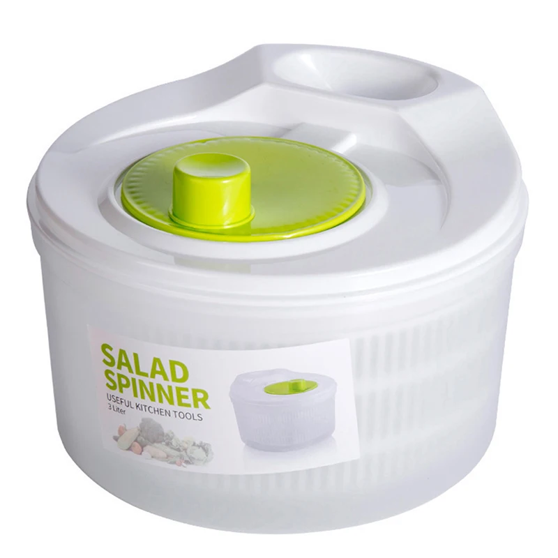 

Large Capacity Rotary Vegetables Dryer Salad Spinners Lettuce Leaf Vegetable Dehydrator Fruit & Washing Drainer Basket