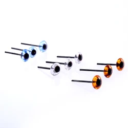 150 pairs Glass Eyes 5mm Needle Felting Bears Dolls Animals Blue/Brown/Clear Safety Eye DIY Toy Sew Puppet Craft Gift Hicello