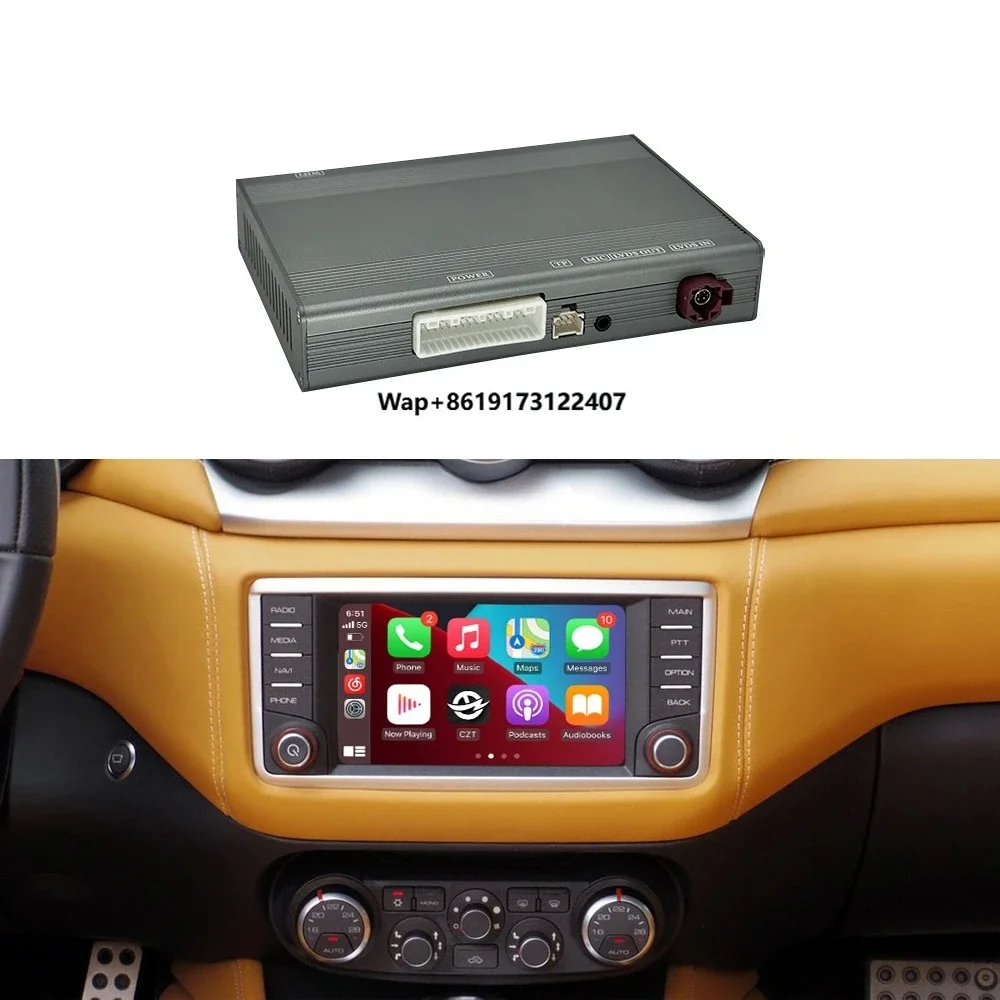 

Беспроводной адаптер CZT-AUTO CarPlay Android Auto для DVD-плеера, экрана California Upgrade, Bluetooth-навигации и MirrorLink
