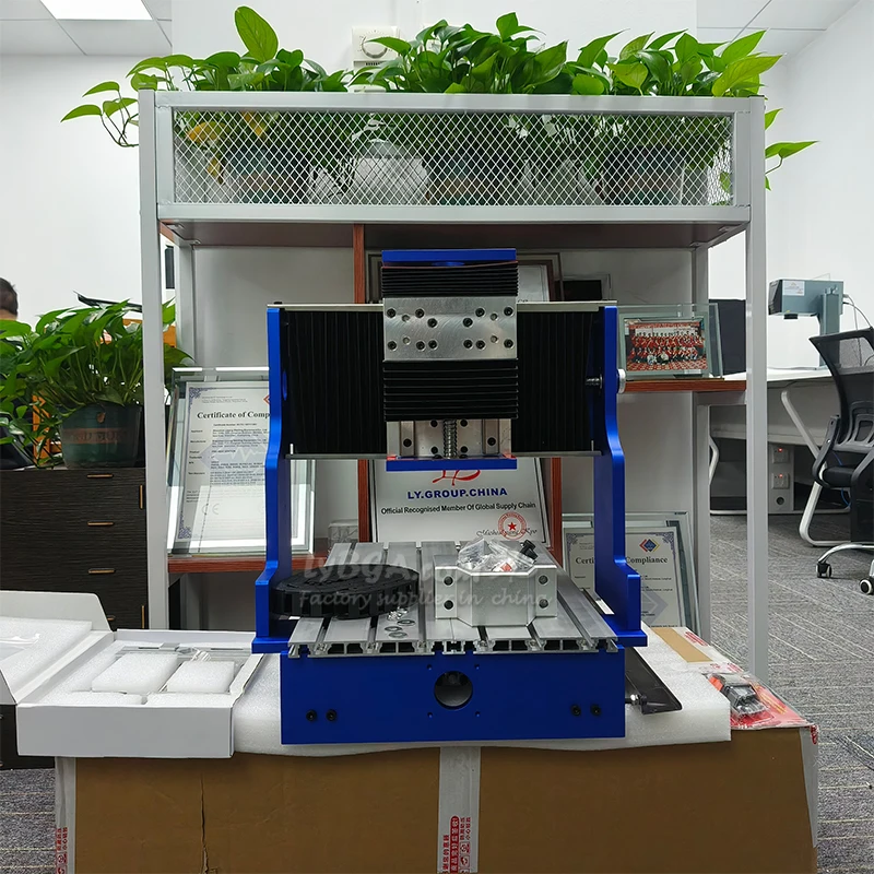 

Линейные направляющие LY Frame 3040L, подходящие для гравировальных сверлильных и фрезерных станков своими руками, двигателя шпинделя и 4-й оси.