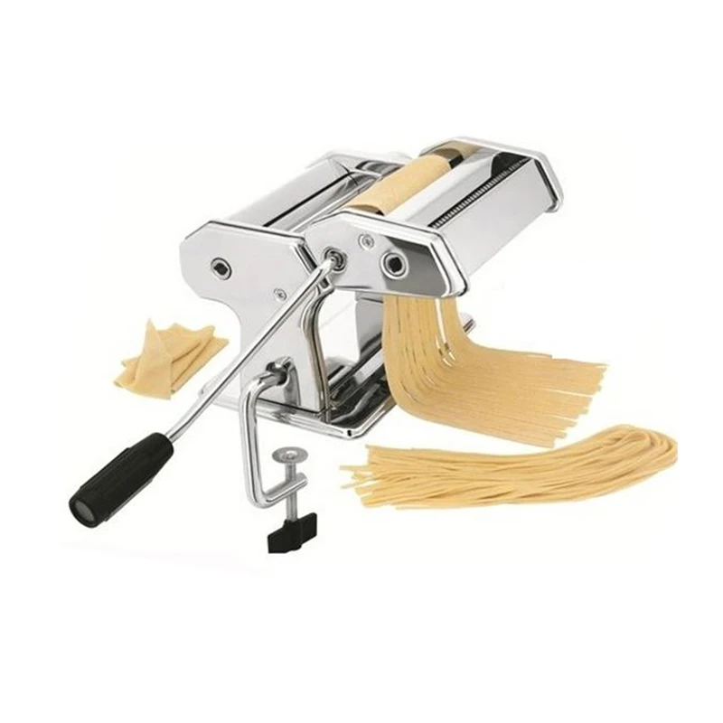 Stable Stainless Steel Pasta Making Machine Home Use Noodle Dough Machine for Restaurant or Food Shop New Condition