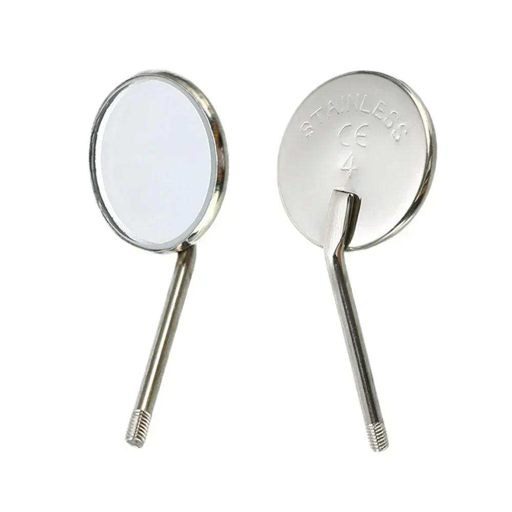 

10Pcs/set Dental Mirror Head Mouth Reflector Oral Endoscope Mirrors Head Stainless Steel 4#tooth Whitening Tool Care Kit