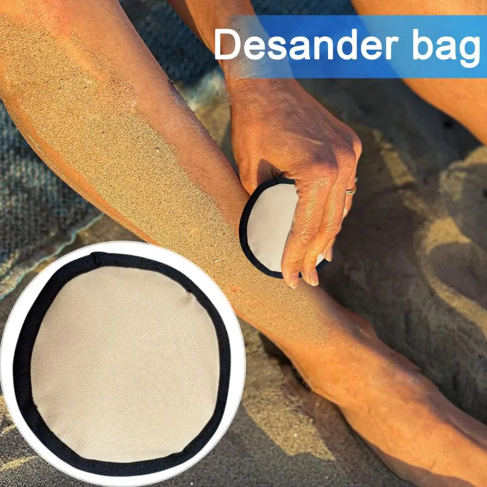 Beach Sand Remover with Storage Bag Fragrance-Free Sand Sand Wipe Off Tool for Women Beach Kids Adults