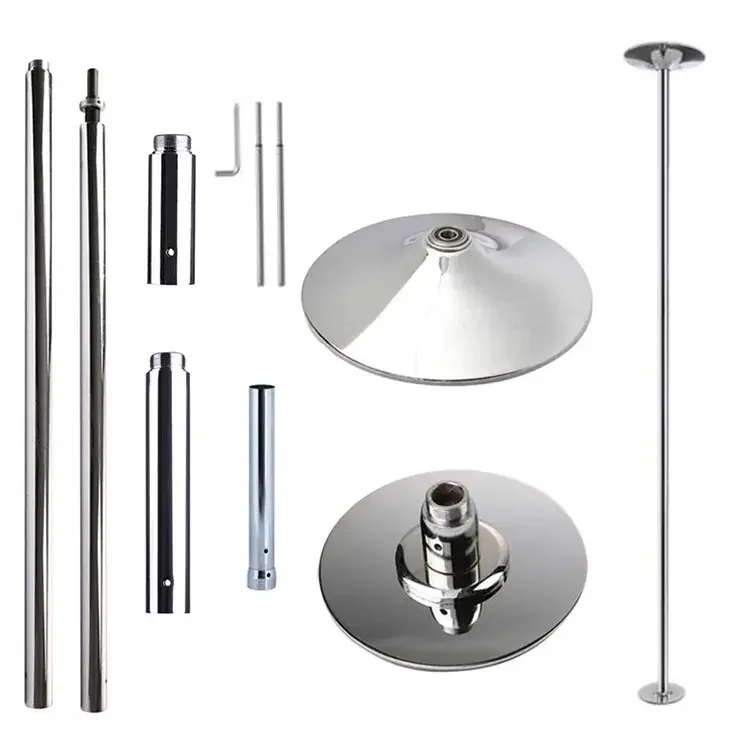 Removable Home Fitness Equipment 45mm Professional Stripper Pole Dance Spin Pole Exercise Training Pole Kitpromote sales