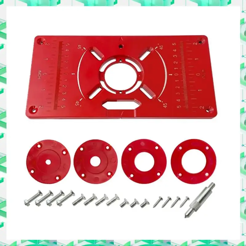 FIZP Router Table Insert Plate Woodworking Bench Table Saw For Multifunct Wood Plate Machine Engraving Tool Flip Board Easy Inst