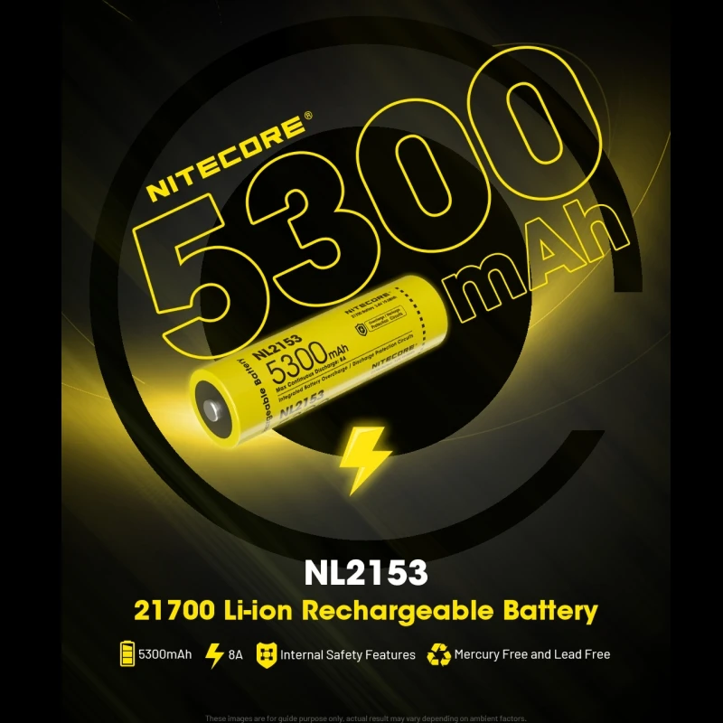 Akumulator litowo-jonowy NITECORE NL2153 5300 mAh 3,6 V 21700