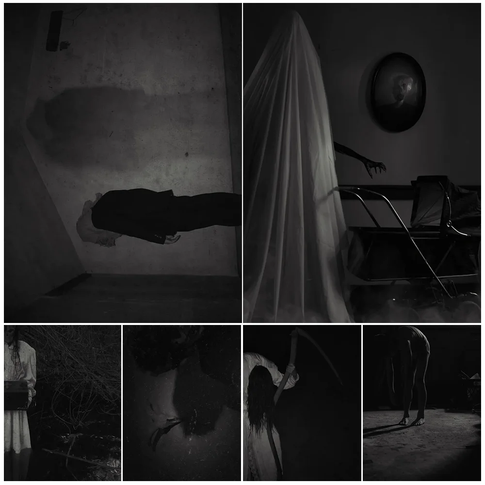 

Pagan Witches And Ghosts,Horror Photos,Wall Art Canvas Painting,Creepy Photography Artwork,Poster And Print,Home Decor Unframed