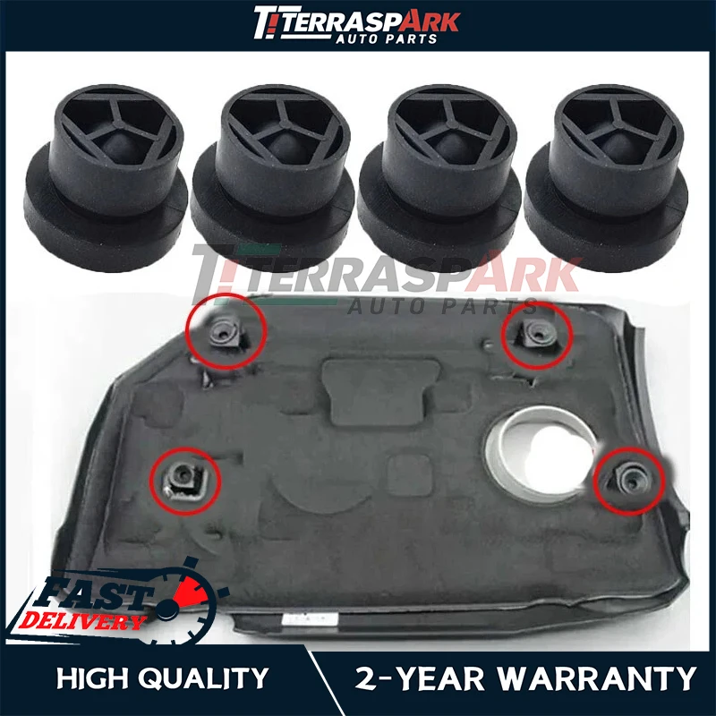 4Pcs For Ford Focus Kuga Mondeo Galaxy Small Engine Cover Rubber Grommet 1555641