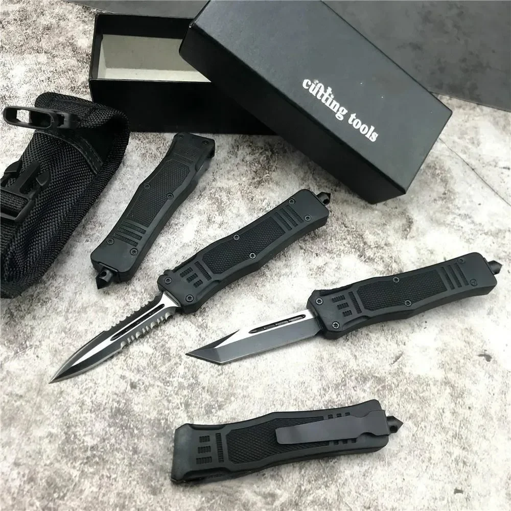 Utility Pocket Knife Micro 616 Combat Troodon Tactical Gear Finger Actuator Blade Survival EDC Tools Outdoor Pocket Knives Gift