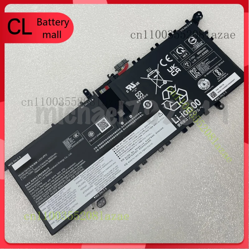 

Оригинальный аккумулятор L23C4PF2 для Lenovo Yoga Slim 7 Gen 9 Air 14S 15 2024 5B11N42051