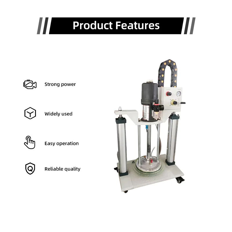 Customized Fully Automatic Pneumatic High Viscosity Liquid Dispensing Machine Dual Silicone Piston Pump Column Grease For Butter