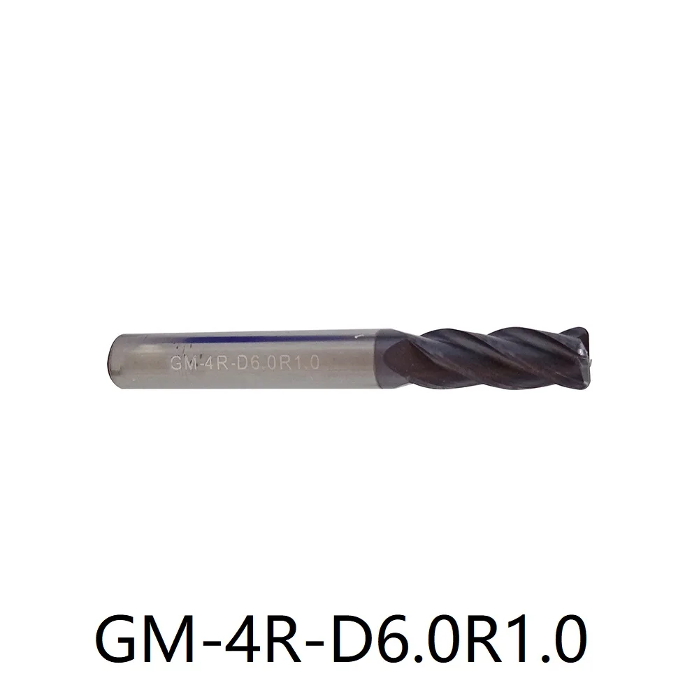 ZCC GM-4R-D6.0R1.0 GM series Solid carbide milling Torus mill Semi-finishing