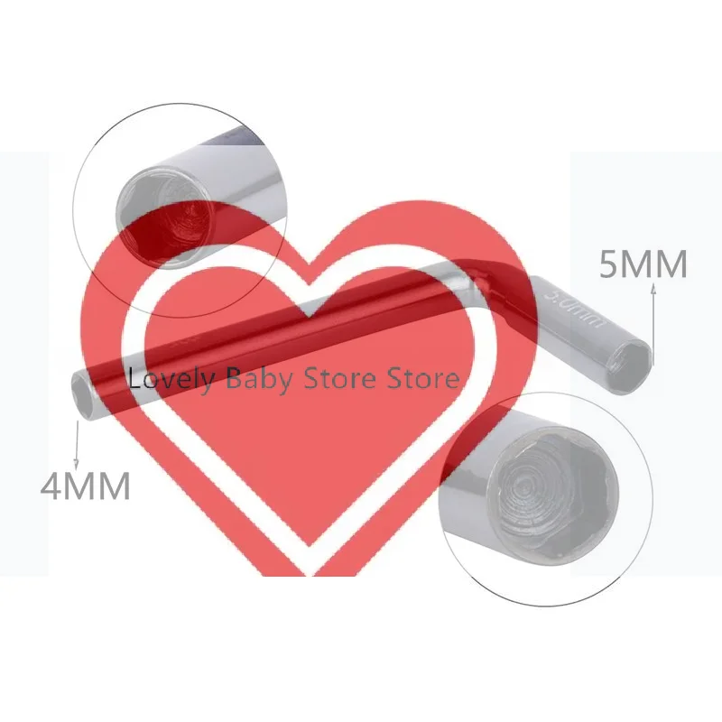 【BS】Thin Hex Nut Driver 4.0mm&5.0mm For RC Crawler 1/18 Axial TRX4M 1/24 SCX24 FCX24 AX24 FMS Rims Spanner Tools