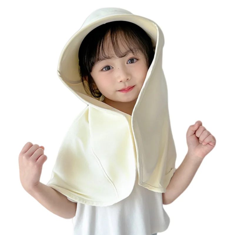 Imagen 7: Sombrero de Sol para Niños Verano 2026 con Protección UV, Ala Ancha, Cobertura Completa del Cuello, Transpirable, para Playa y Exteriores, Ligero y Resistente al Viento