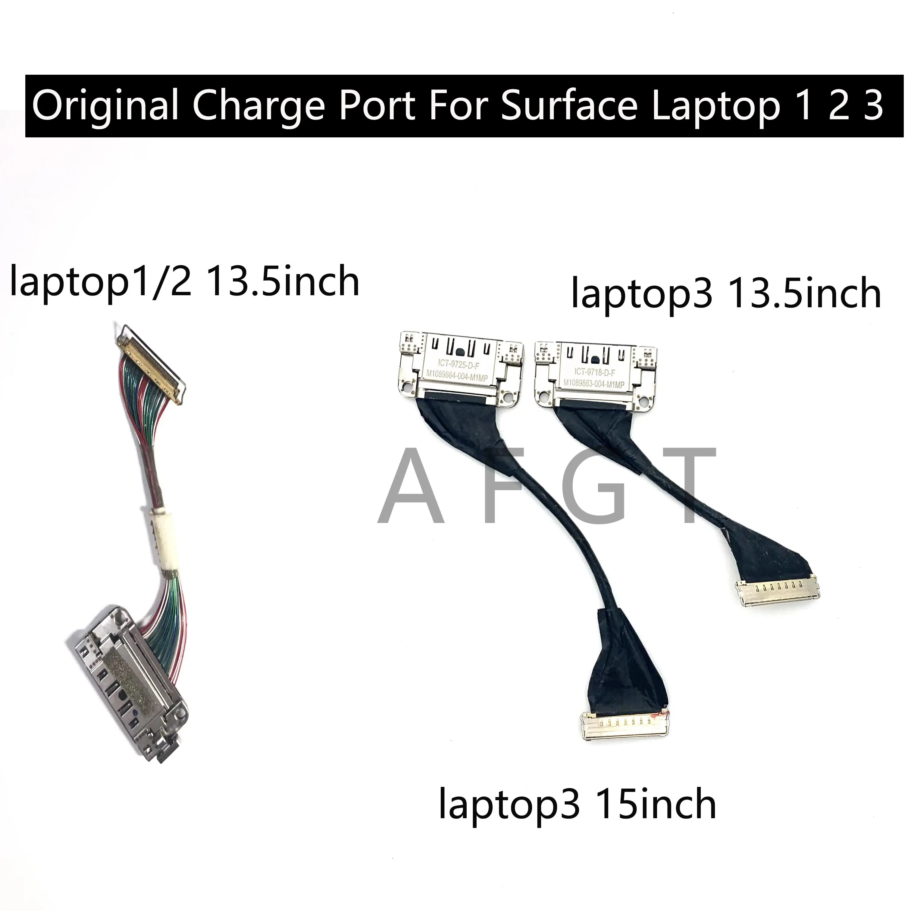 Original Charge Port For Microsoft Surface Laptop1 2 13.5in 1769 1782 Laptop3 4 15in 1867 1868 1873 1951 Jack Prot