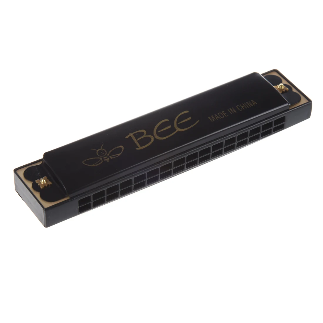 Kinderen Kinderen Muziekinstrument 32-gaats Metaal Bee Mondharmonica Mondharmonica Zwart