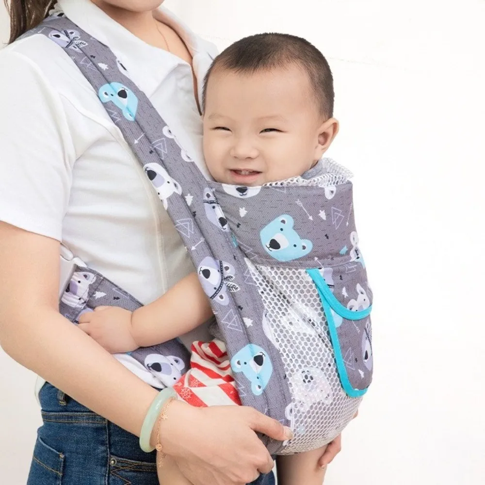 

Multifunction Baby Wrap Carrier Infant Kangaroo Bag Newborn Front Holding Infant Backpacks Horizontal Holding Type Mesh