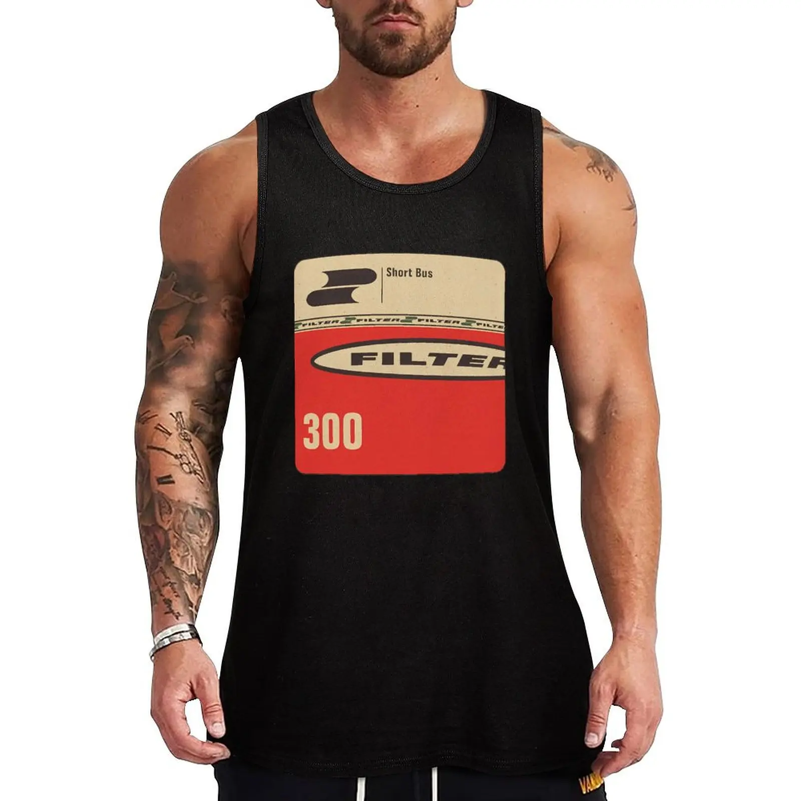 

Filter - Short Bus Tank Top T-shirt men cute tops t-shirt Men's