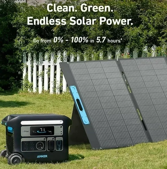 Ankers SOLIX F2000 portable power station power 767,2400W solar  GaNPrime battery generator