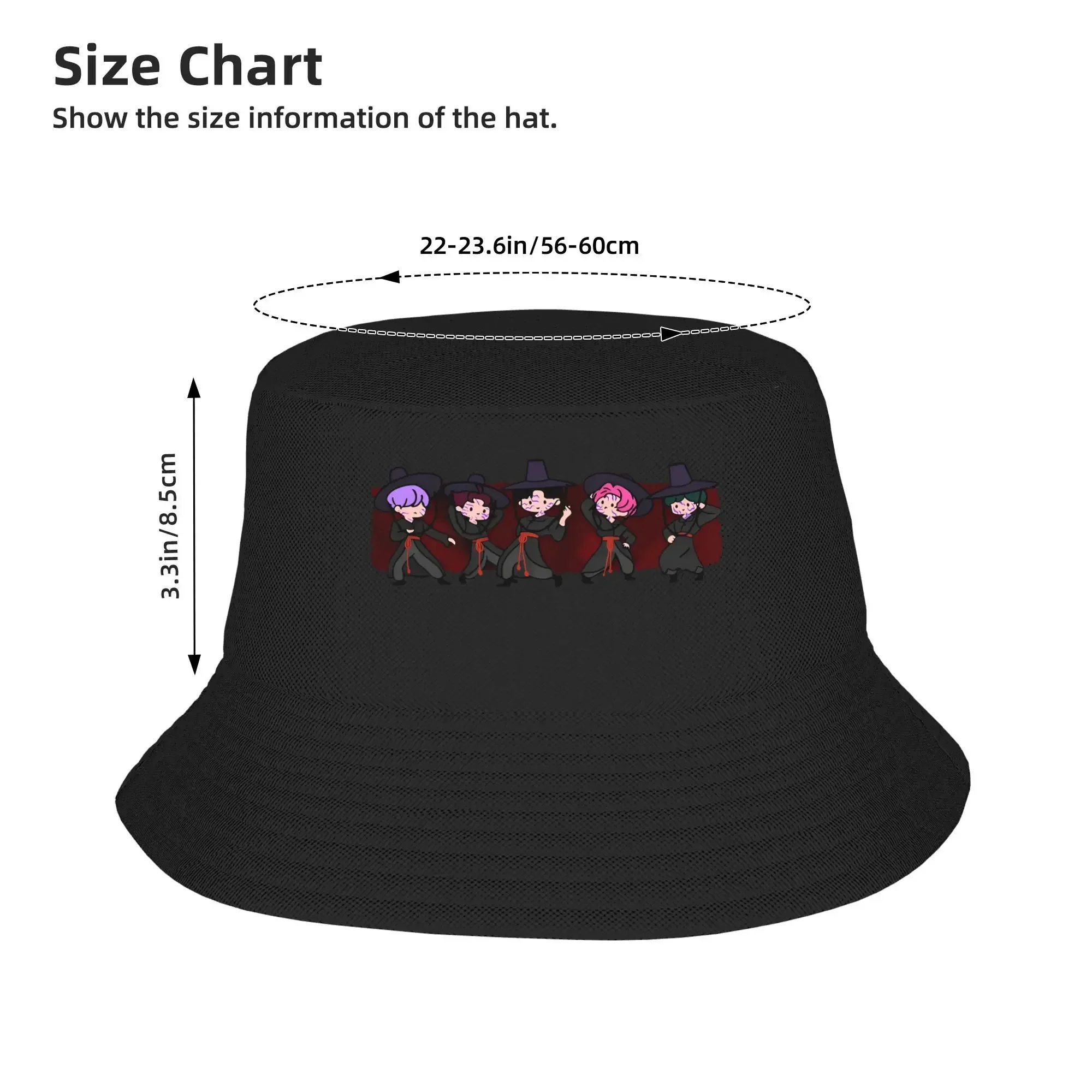 KPop Demon Hunters seau chapeau Hawaii pêcheur casquettes pour hommes femmes décontracté voyage randonnée visière chapeaux doux pli conception casquette