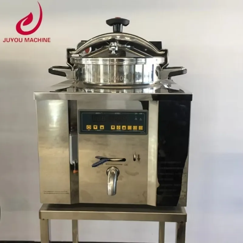 Compact Fryer with Basket Filter and Ventless Design for Home Gari Making Snack Chips Small Business Fryer