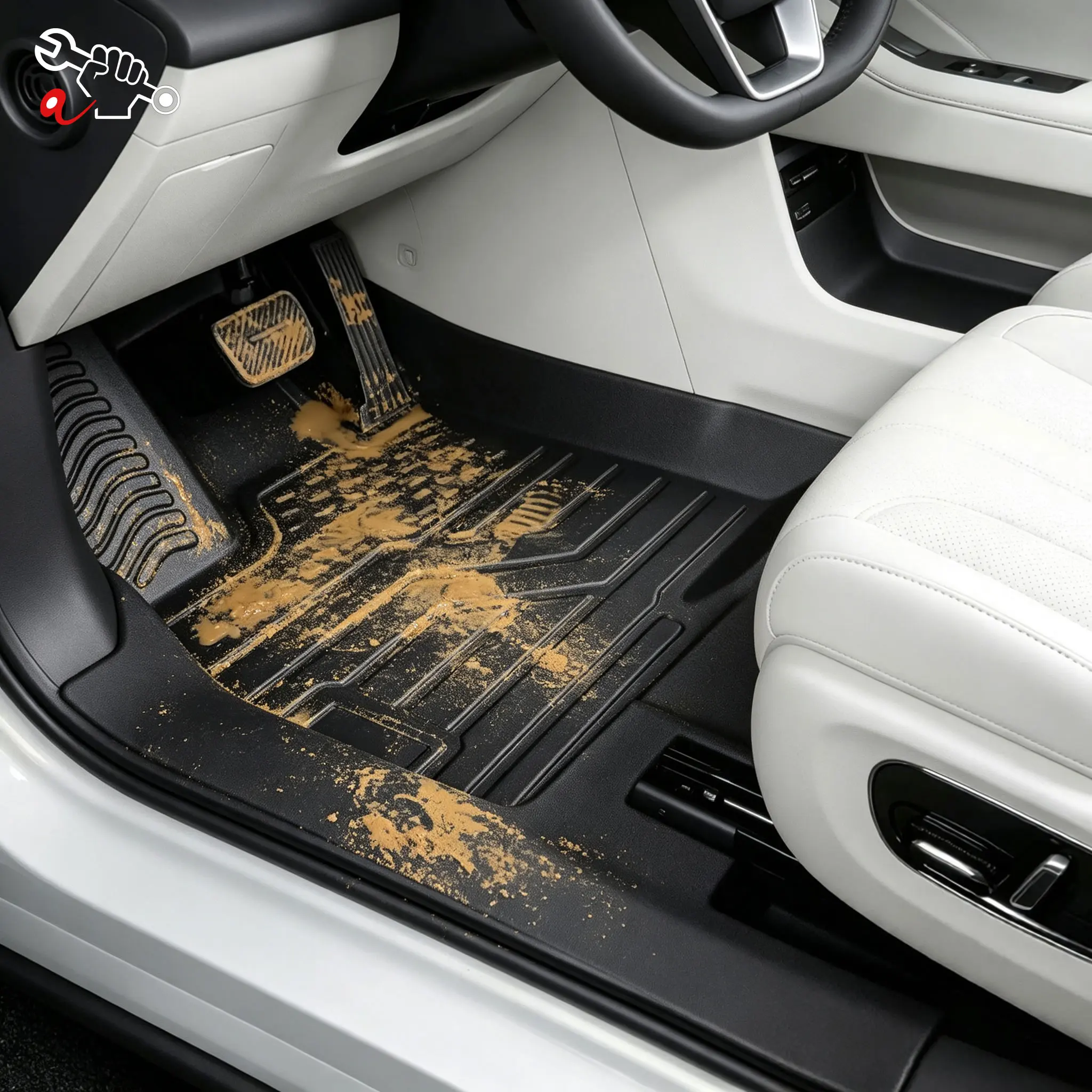 Left-Hand Drive Car Custom Fit Floor Mat For GAC AION i60 2026 Waterproof Wear-Resistant Odorless Full Coverage Floor Liner