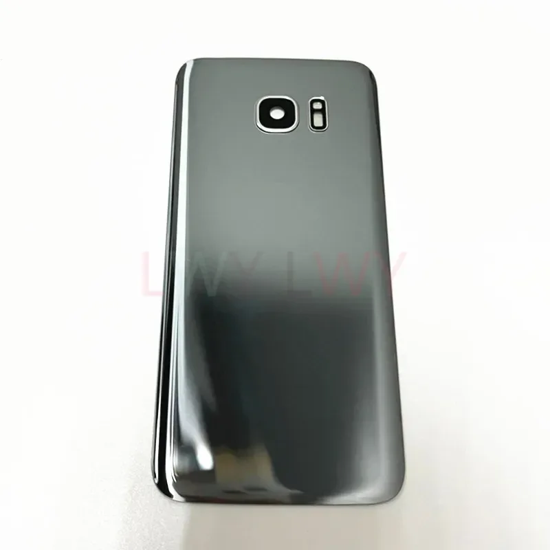 For Samsung Galaxy S7 G930 G930F S7 Edge G935 Battery Back Cover Rear Door 3D Glass Panel Housing Case  Camera Lens