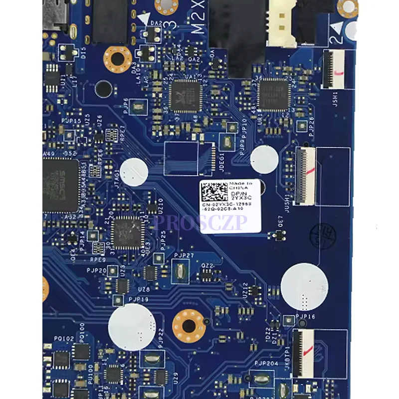 CN-02YX3C 0F9HC LA-A972P لـ DELL Latitude 7250 E7250 اللوحة الأم للكمبيوتر المحمول مع وحدة المعالجة المركزية I3 I5 I7 100% تم اختبارها
