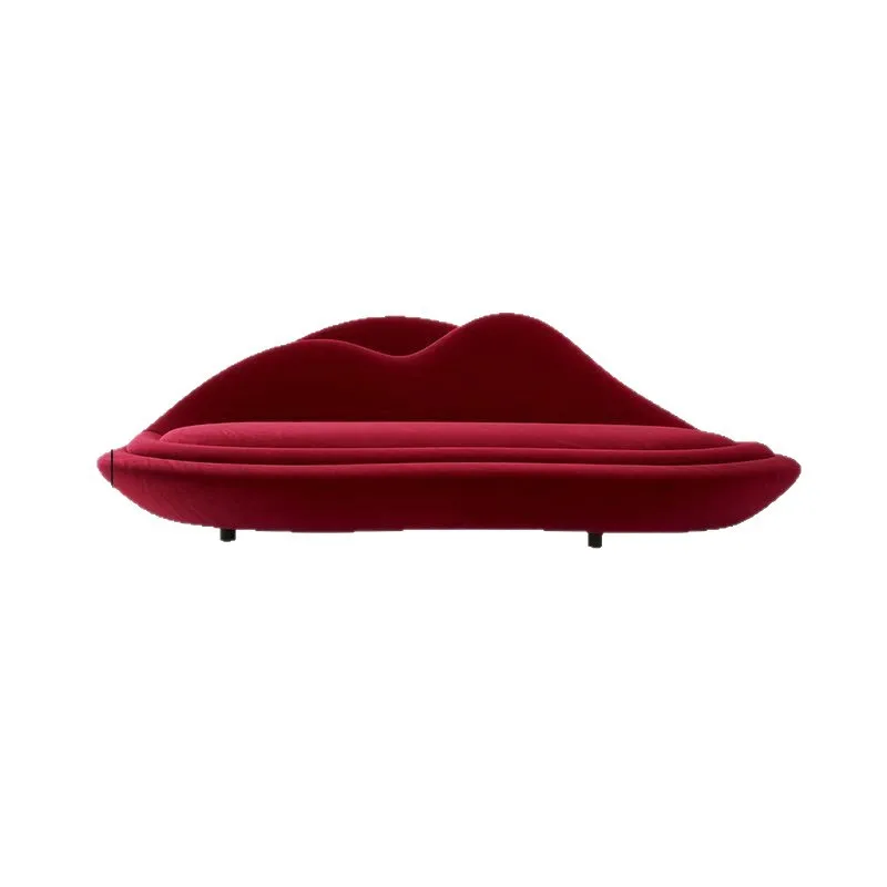 French cream style sofa light luxury beauty salon clothing store reception sofa