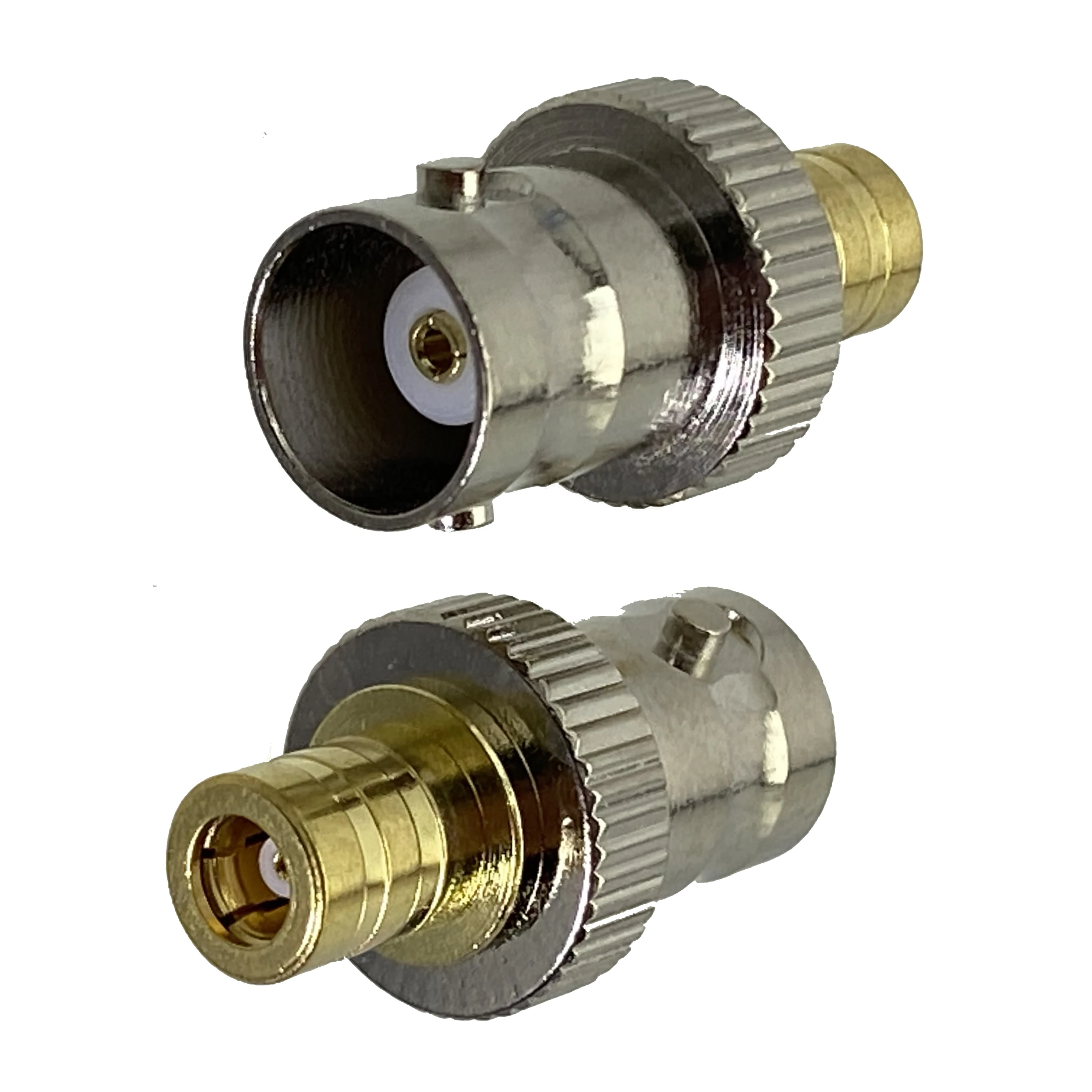 

1pcs Connector Adapter BNC Female Jack to SMB Female Jack RF Coaxial Converter Straight 50ohm Wire Terminal New