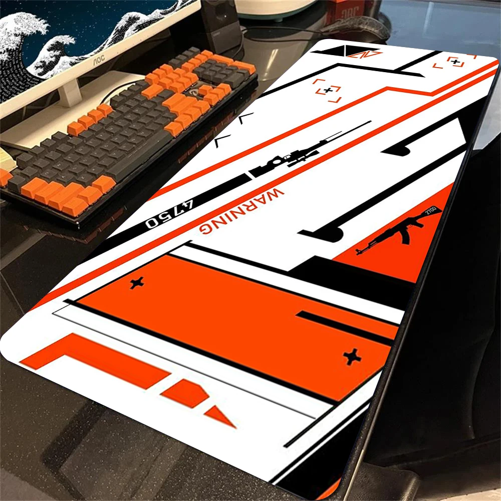 XXL Коврик для мыши Большой коврик для мыши Коврик для клавиатуры CS GO Print Stream Design Counter Strike Gaming Anime Girl Gamer Kawaii Настольный коврик Розовый
