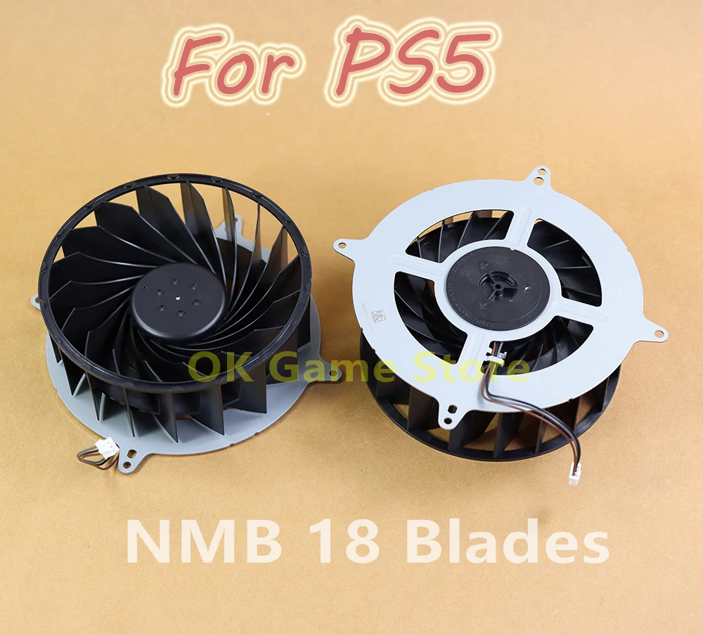 1PC Original New For PS5 NMB 18 Blades Cooling Fan For Sony Playstation 5 Game Console Replacement