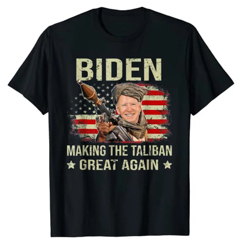 Anti Joe Biden Sarcastic Quote T-Shirt Humor Funny Political Joke Graphic Tee Tops Pro-Trump Apparel Summer Fashion Men Clothing