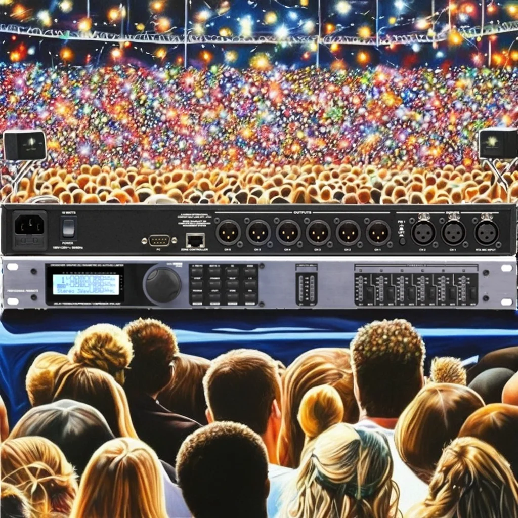2In6Out Ultra-Thin DSP Processor 96kHz Stage KTV Professional Sound Enhancement Device