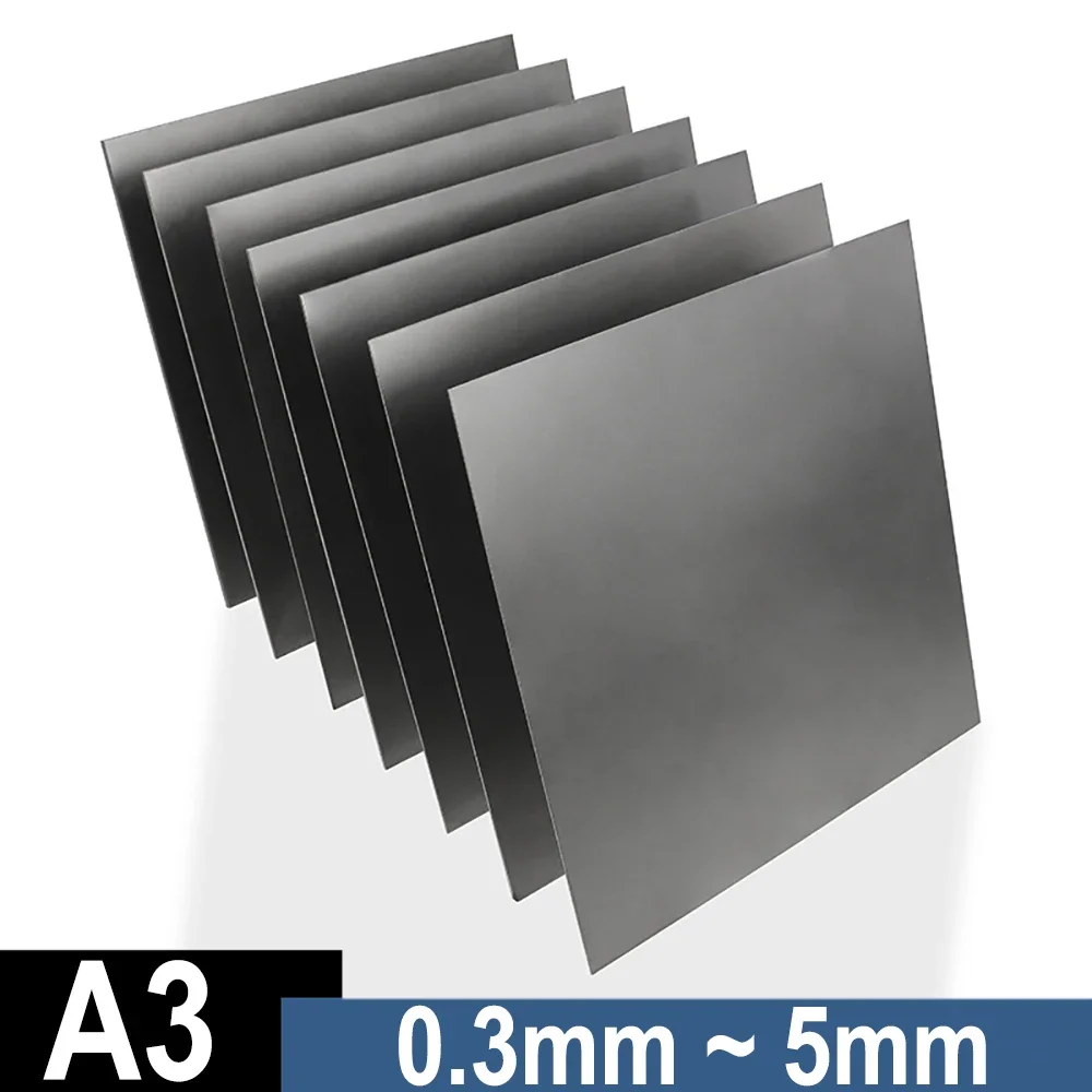 A3 Iron Plate Q235 Steel Plate Iron Plate Thickness 0.3/0.4/0.5/0.6/0.8/1/1.5/2mm Carbon Steel Material 45# Steel Sheet Plate